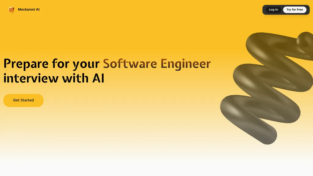 Mockaroni AI AI tool screenshot