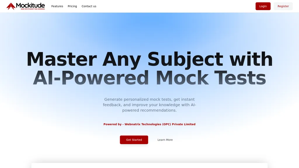 Mockitude AI tool screenshot