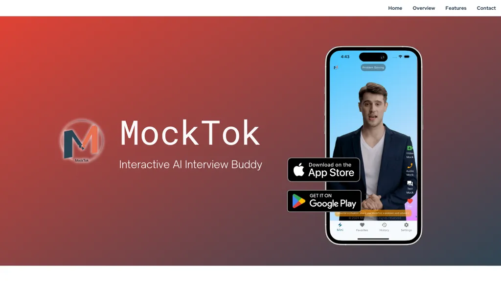 Mocktok website