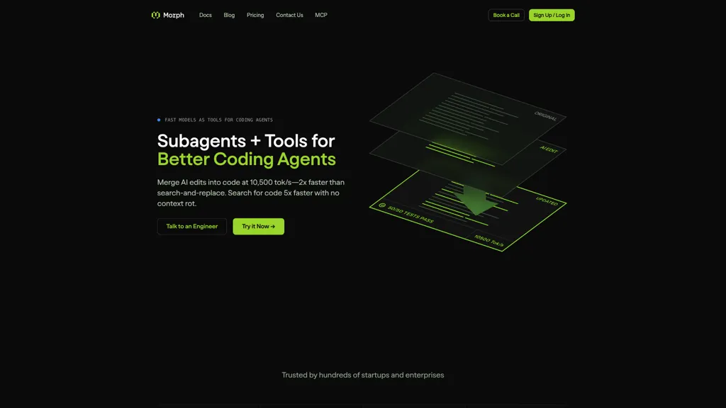 Morphllm AI tool screenshot