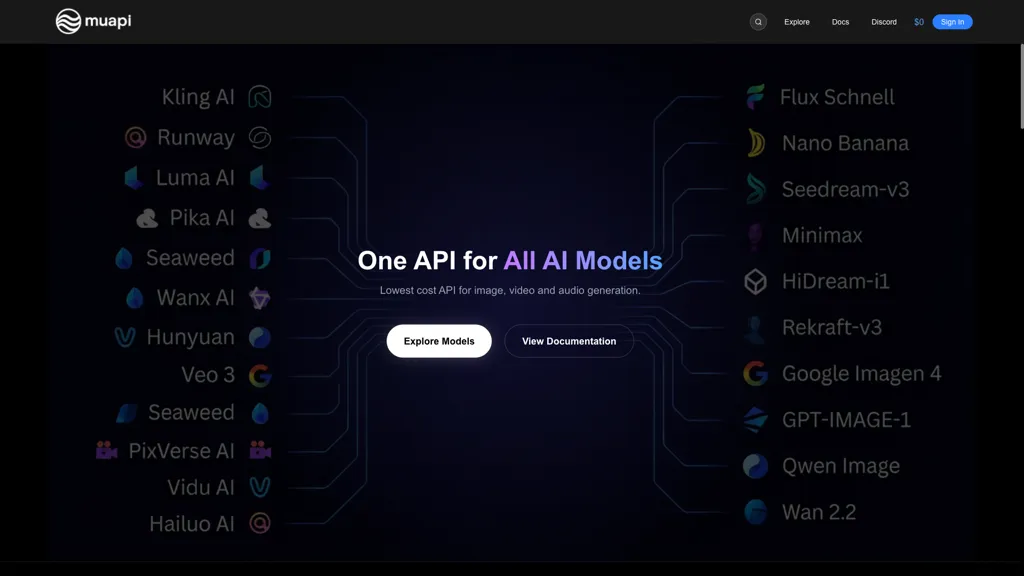 MuAPI AI tool screenshot