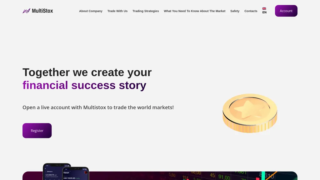 MultiStox AI tool screenshot