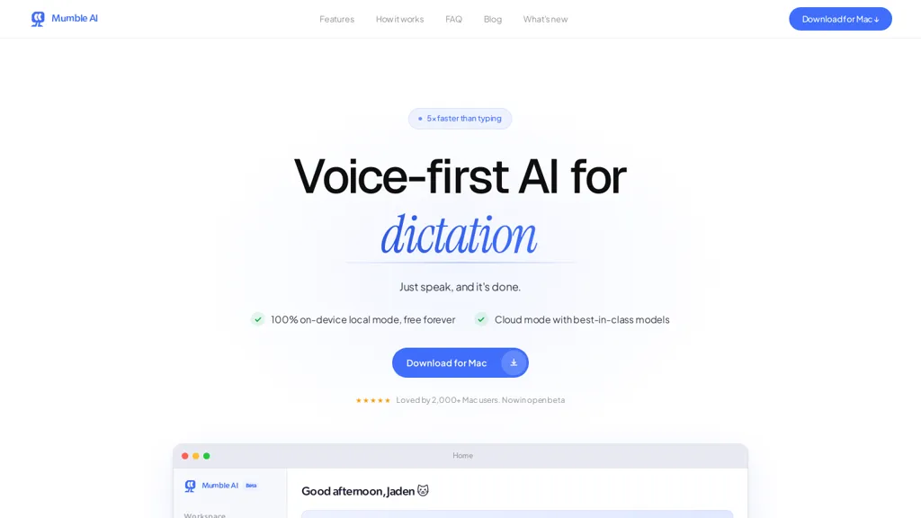 Mumble AI alternatives and competitors