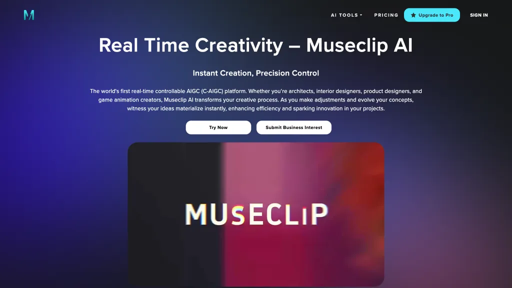 Museclip website