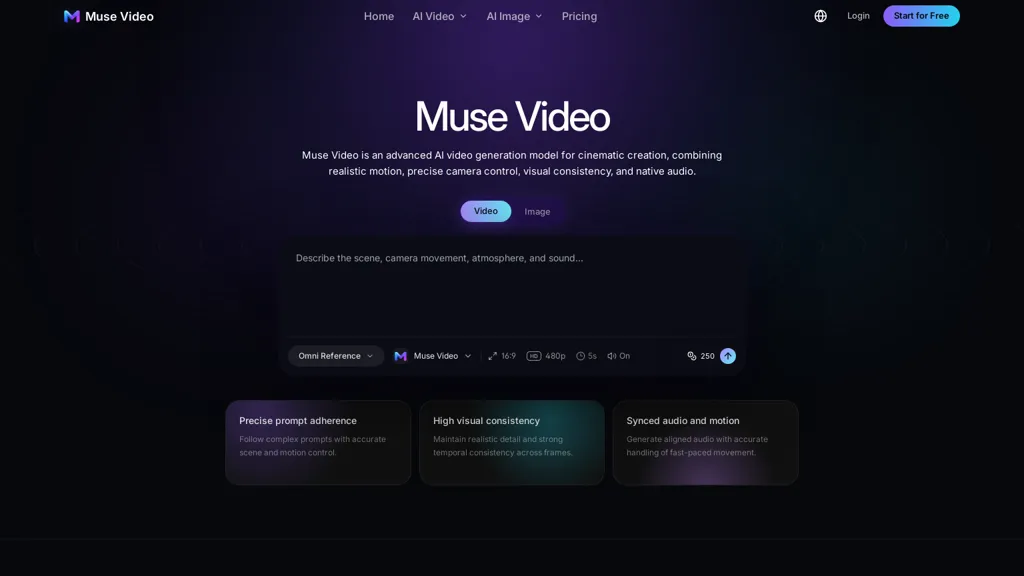 Muse Video screenshot