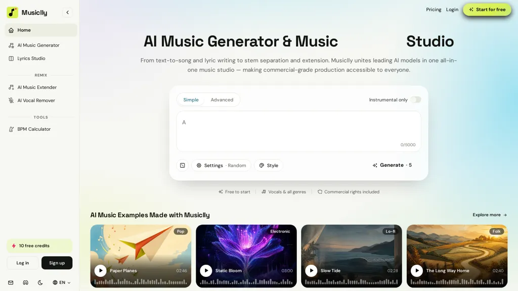 Musiclly screenshot