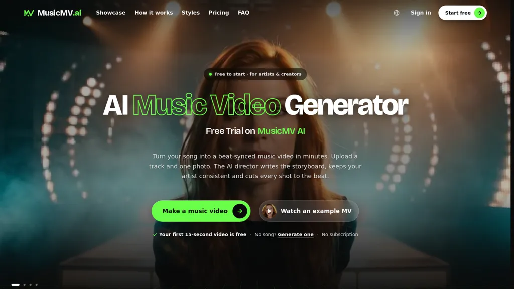 MusicMV screenshot