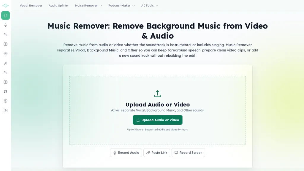 MusicRemover AI screenshot
