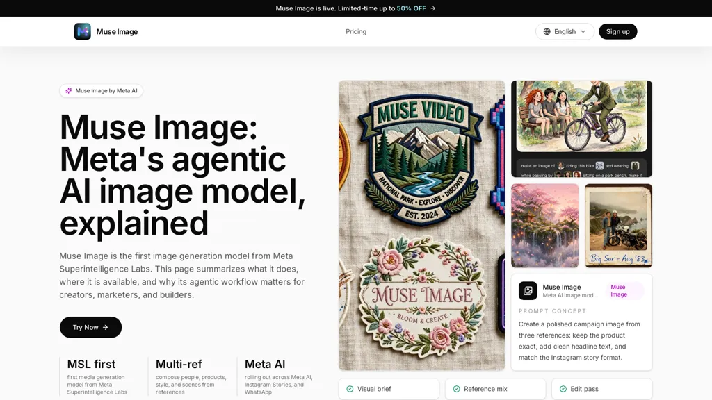 MuzeImage AI tool screenshot
