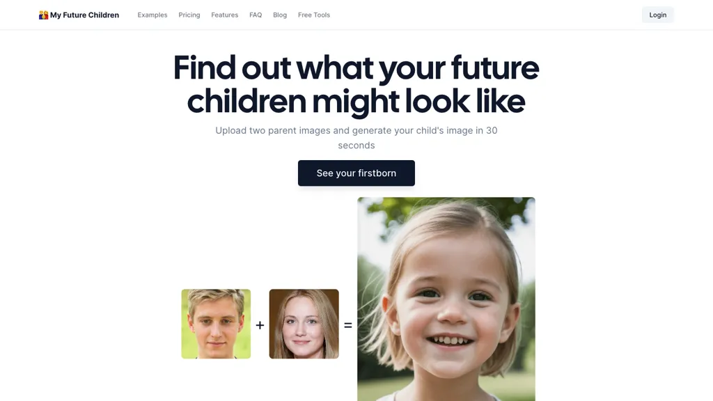 My Future Children website