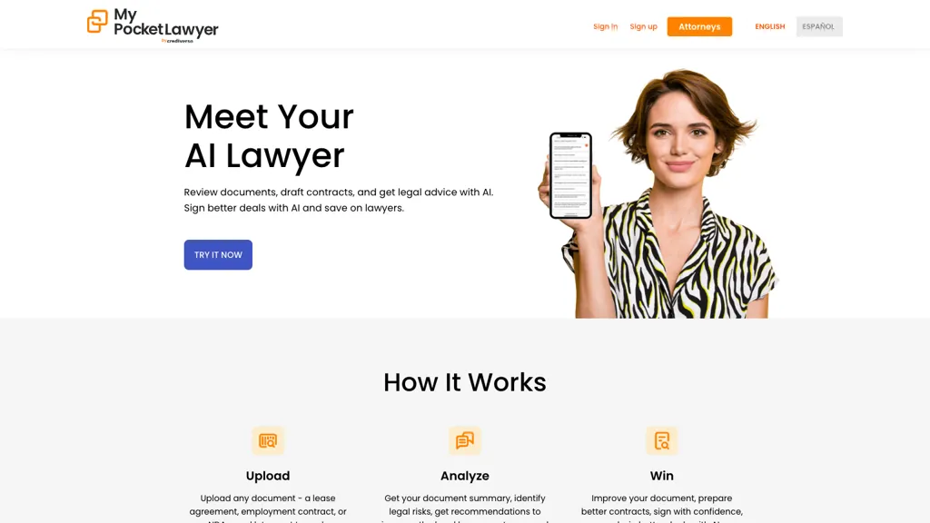 My Pocket Lawyer website