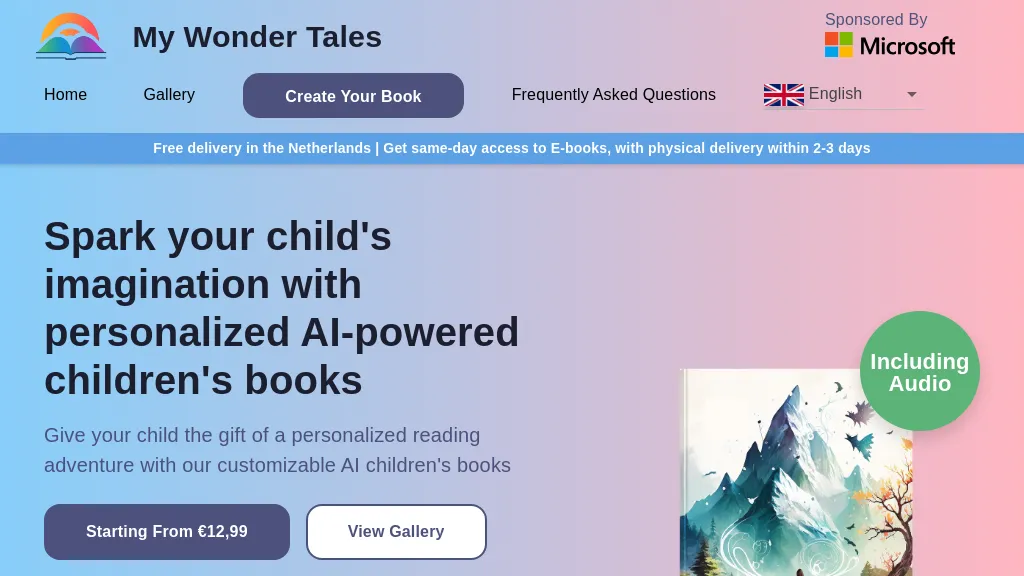 My Wonder Tales website