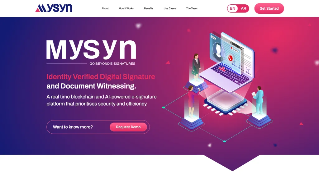 MySyn website