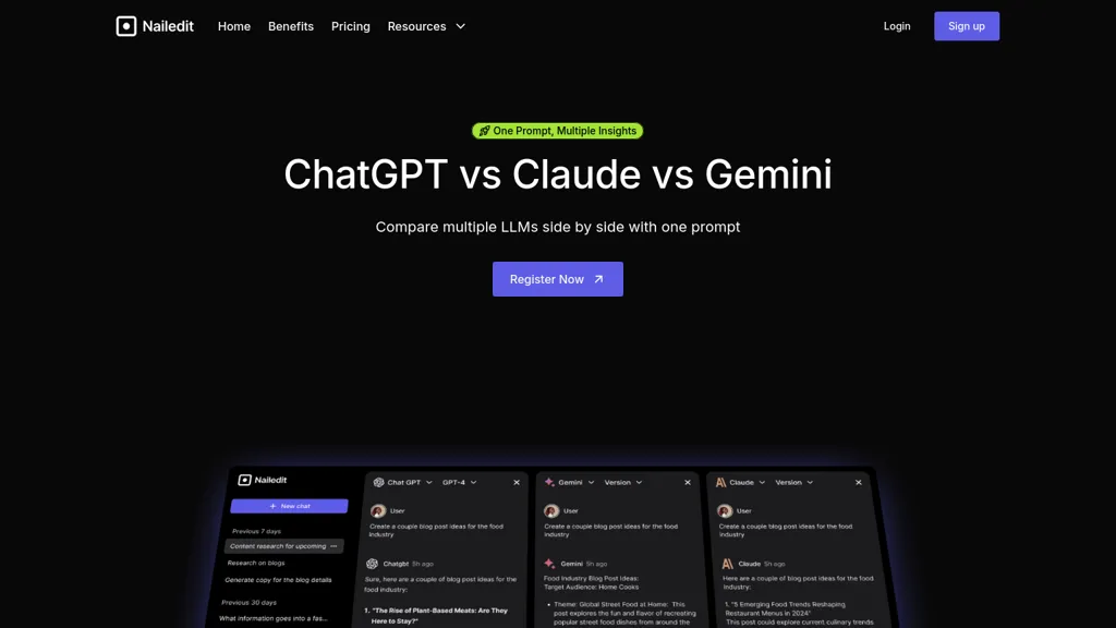 Nailedit AI tool screenshot