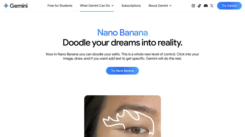 Nano Banana 2 AI tool screenshot