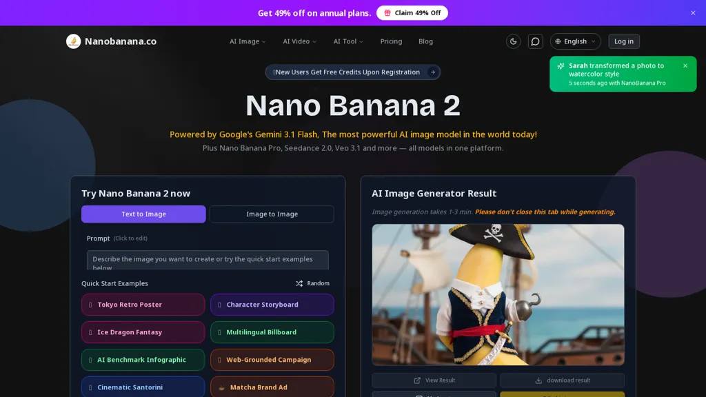 Nanobanana.co alternatives and competitors
