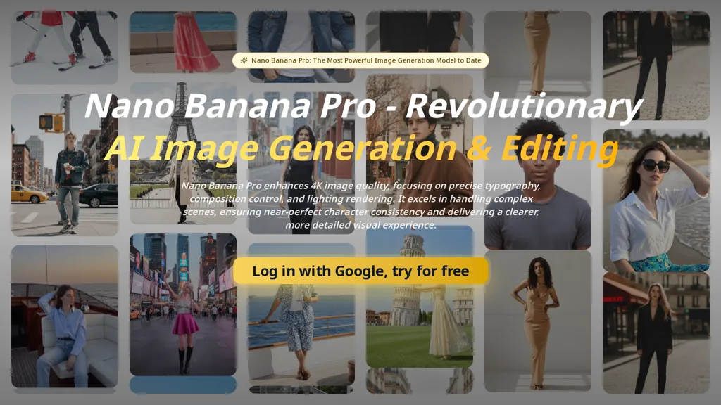 Nano Banana Pro AI tool screenshot