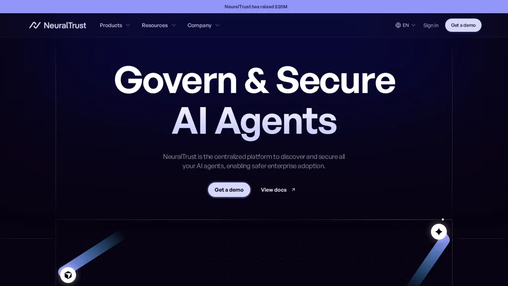 NeuralTrust AI tool screenshot
