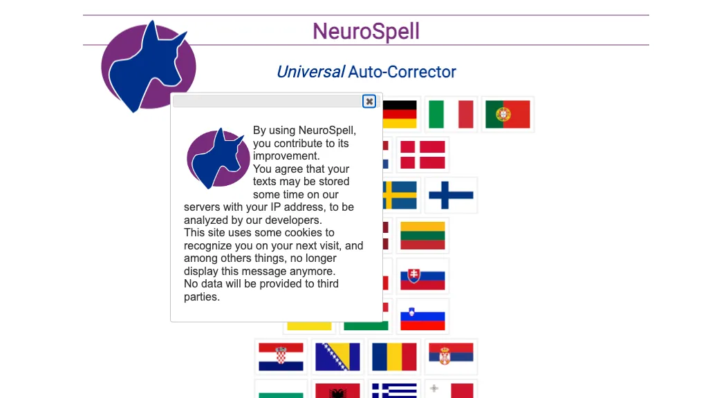 NeuroSpell website