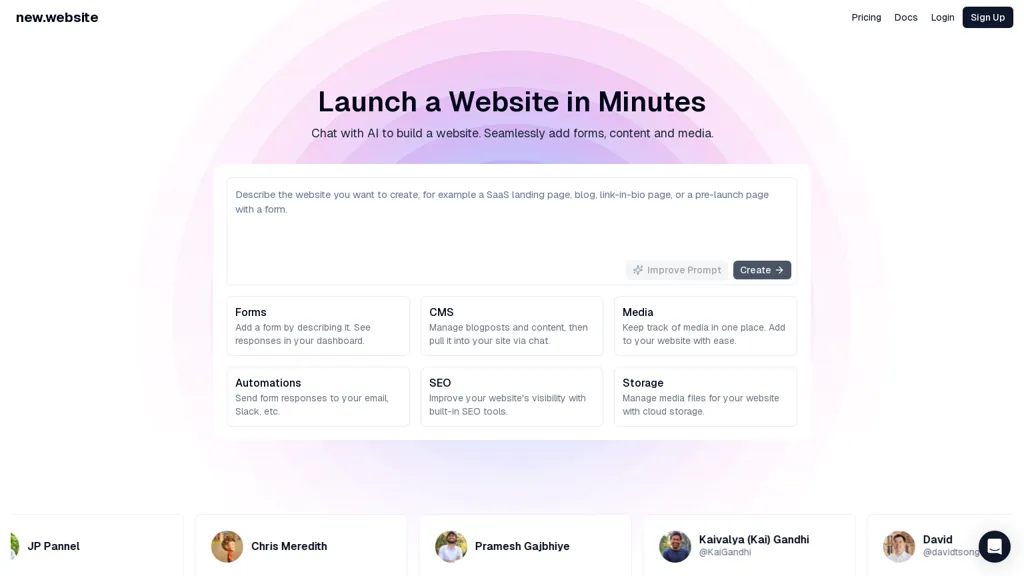 New.Website alternatives and competitors