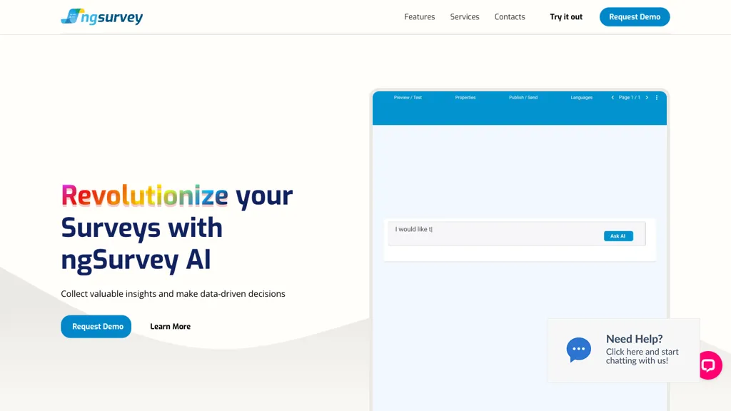Ngsurvey.com website