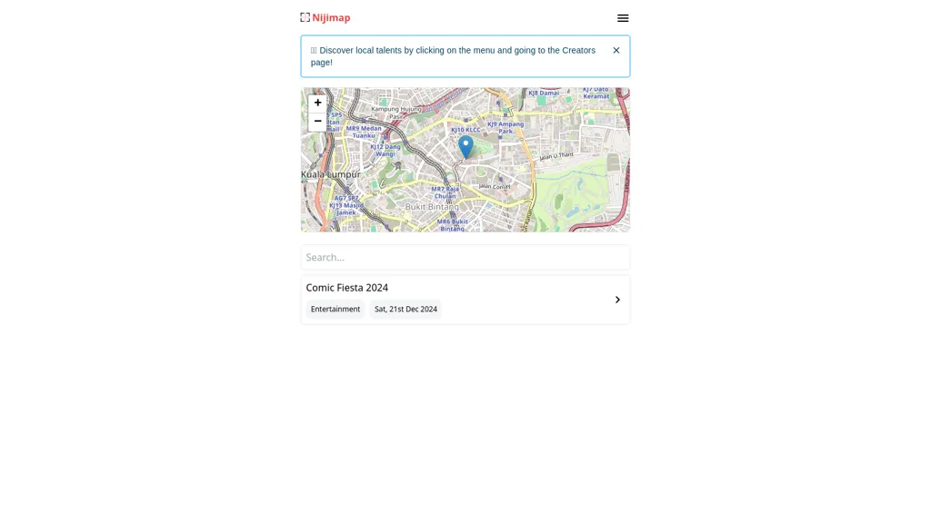 Nijimap AI tool screenshot