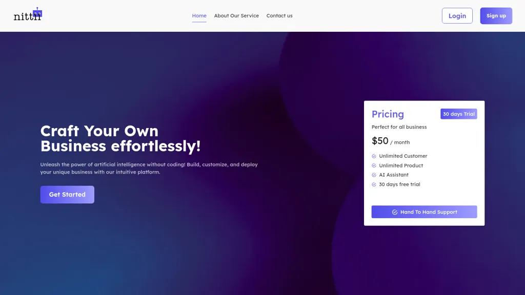 Nittii website