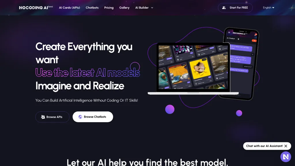 NOCODING AI website