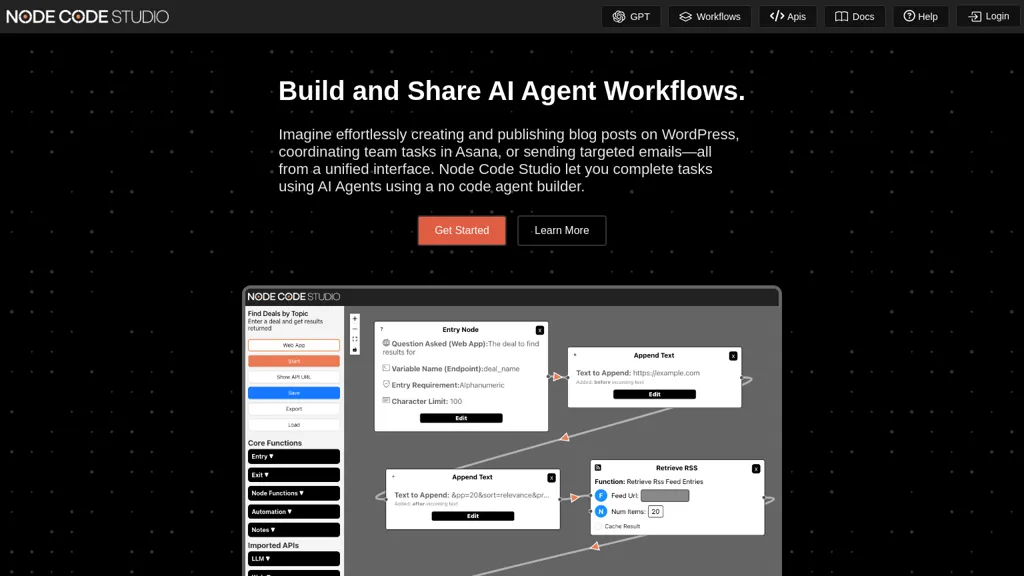 Node Code Studio website