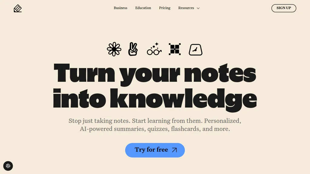 notability.com AI tool screenshot