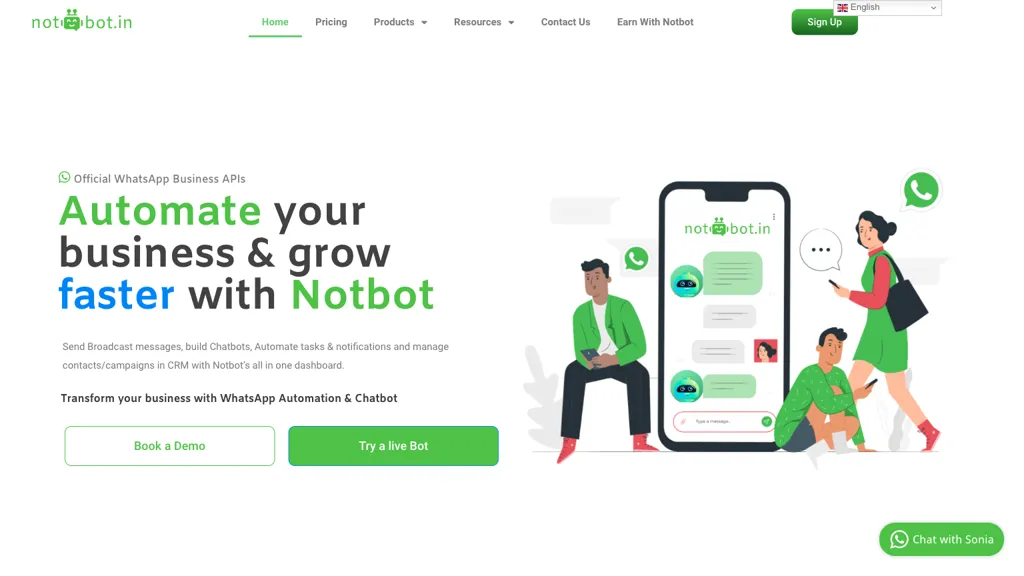 Notbot website