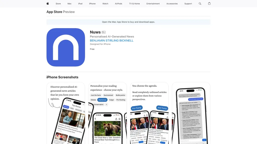 Nuws website