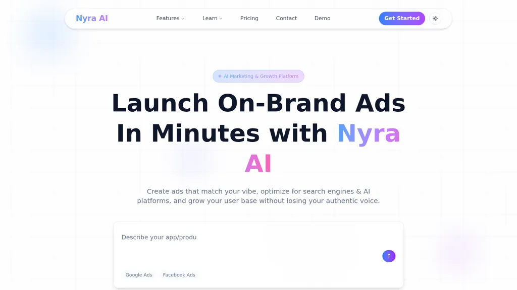 Nyra AI AI tool screenshot
