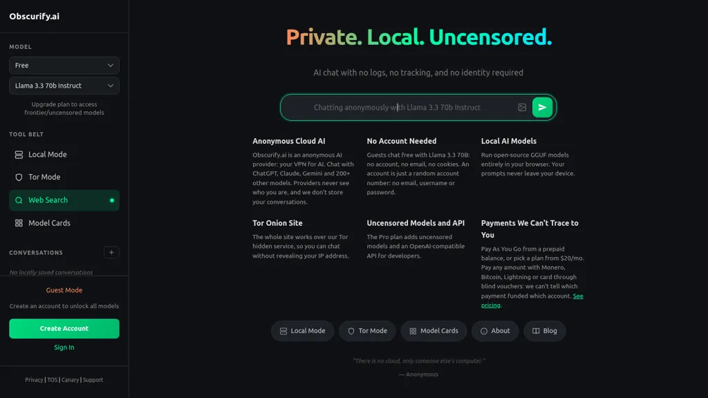 Obscurify screenshot