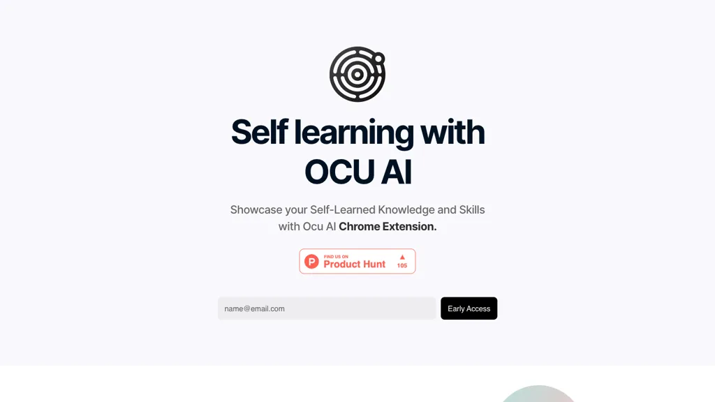 OCU AI website