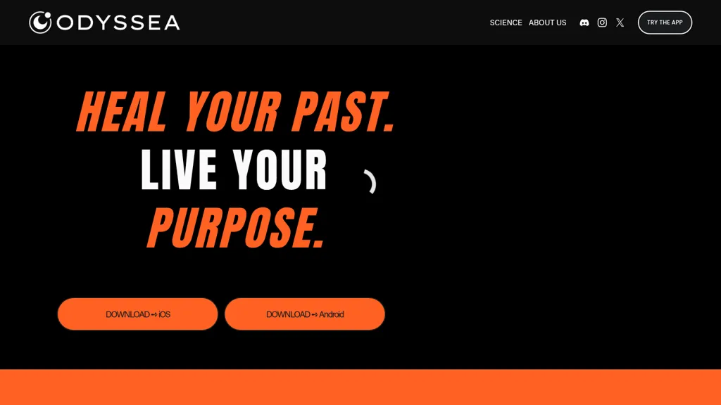 ODYSSEA AI tool screenshot
