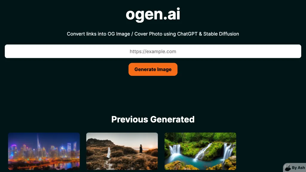 Ogen AI website