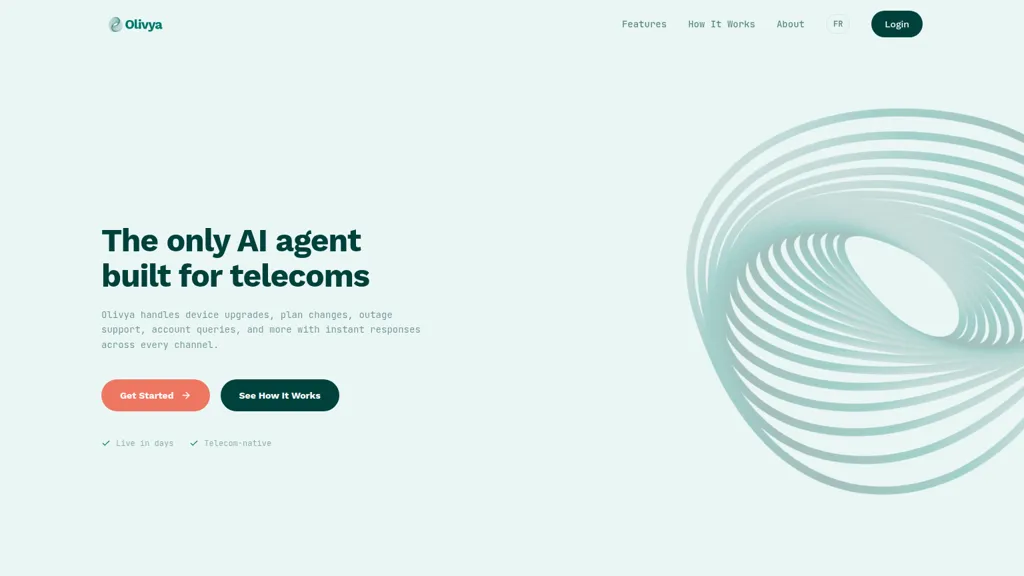 olivya.io AI tool screenshot