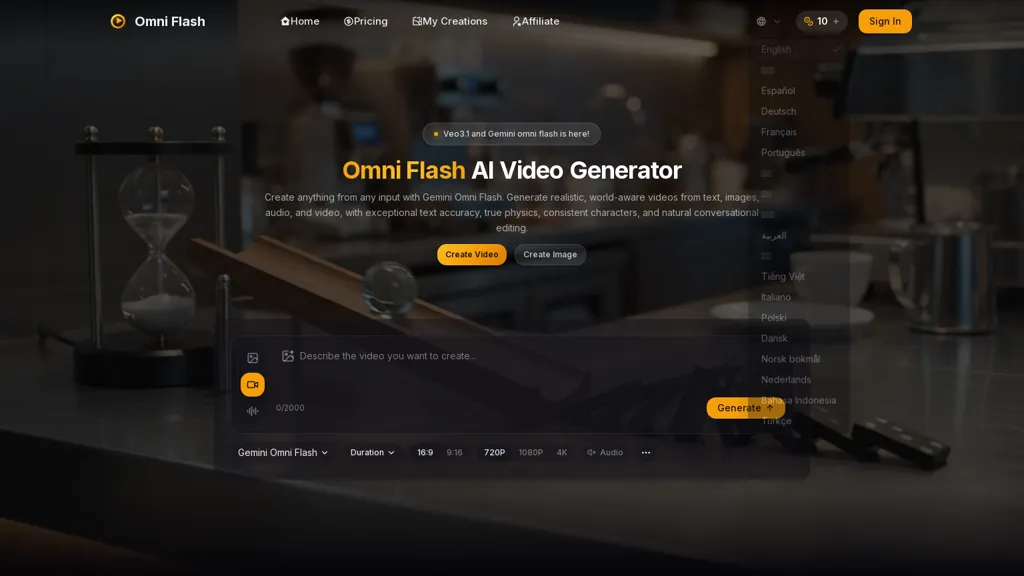 omni-flash.net AI tool screenshot