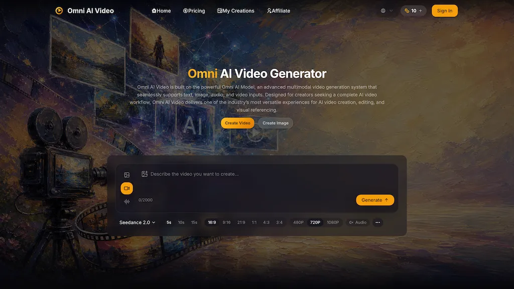 OmniAIVideo.ai AI tool screenshot