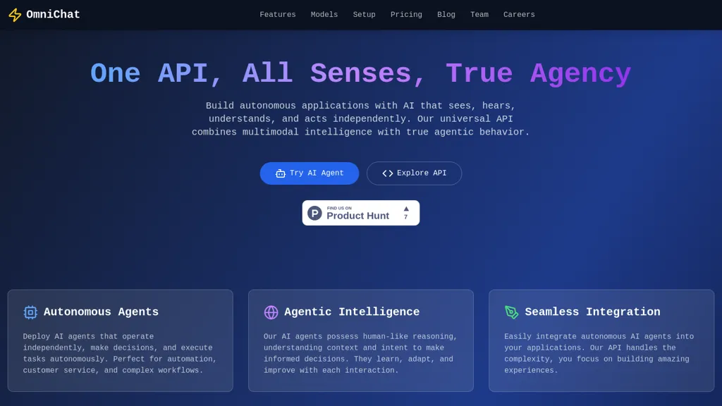 OmniChat website