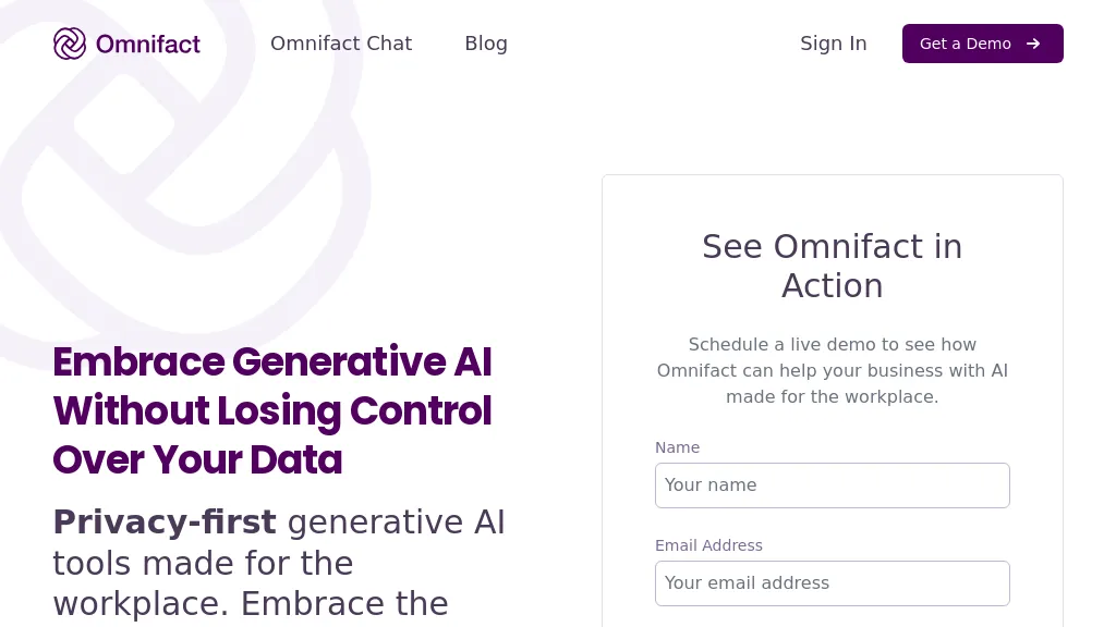 Omnifact website