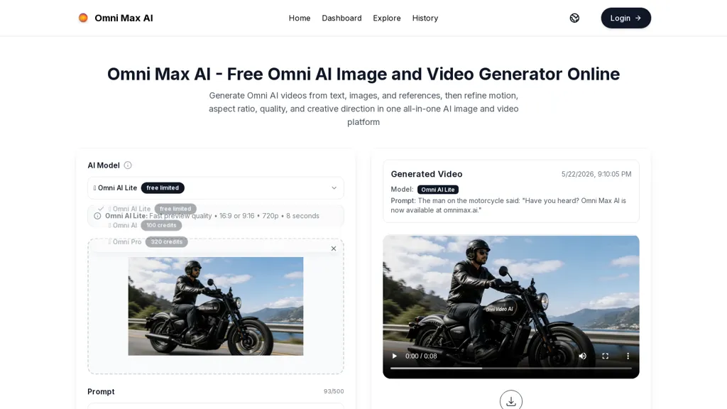 omnimax.ai AI tool screenshot