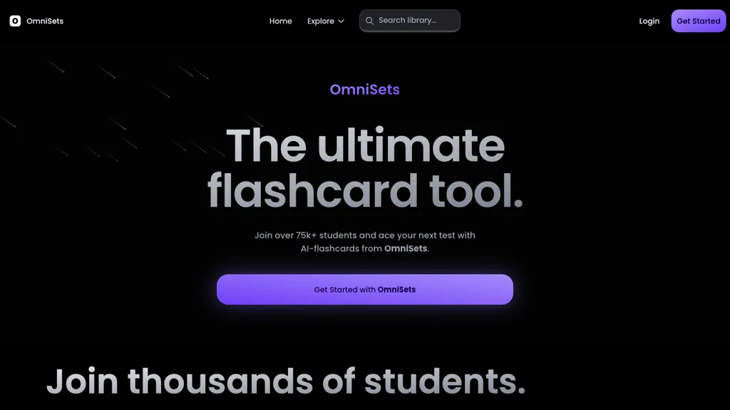 OmniSets AI website