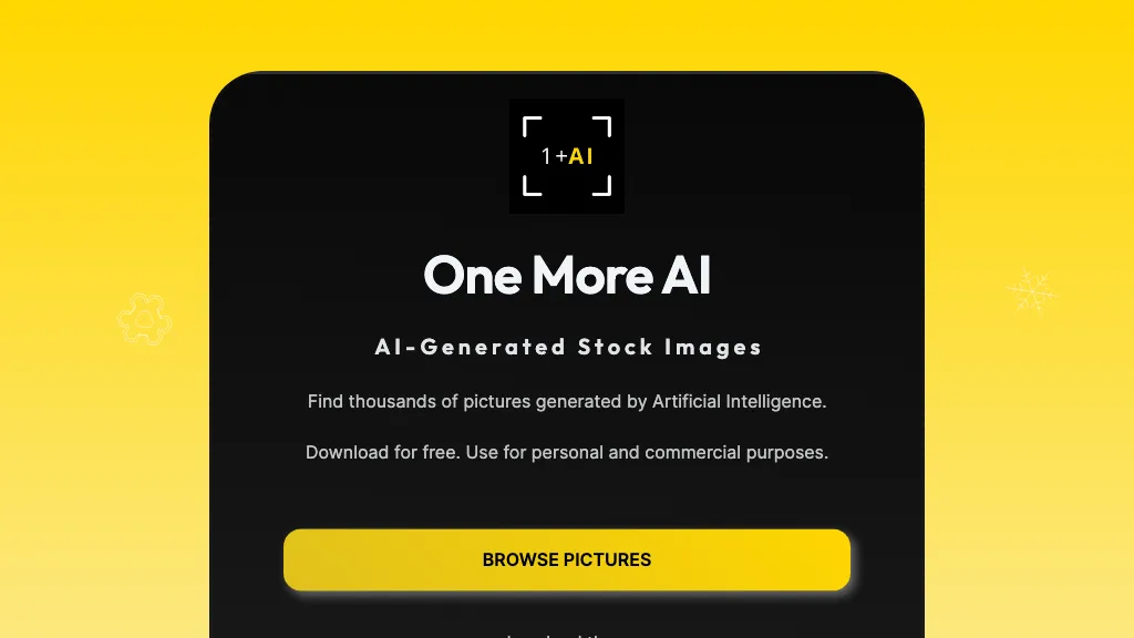 One More AI website