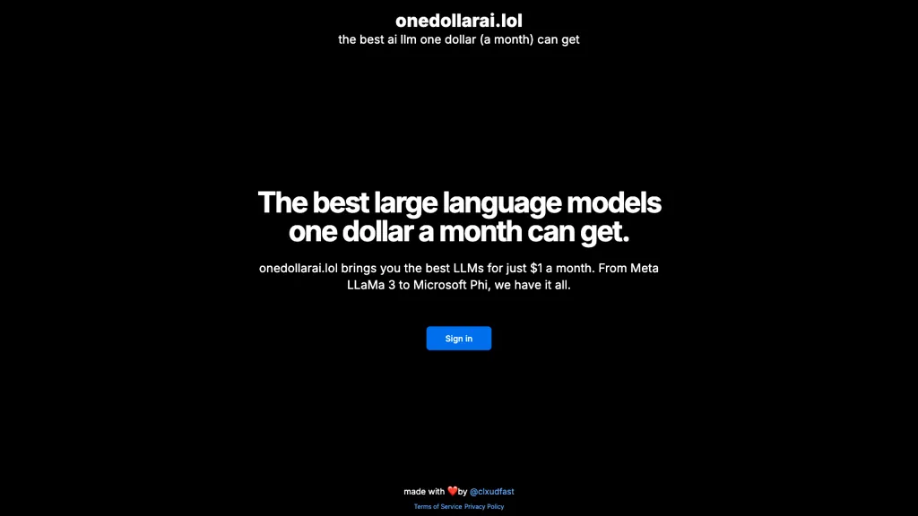 onedollarai.lol website