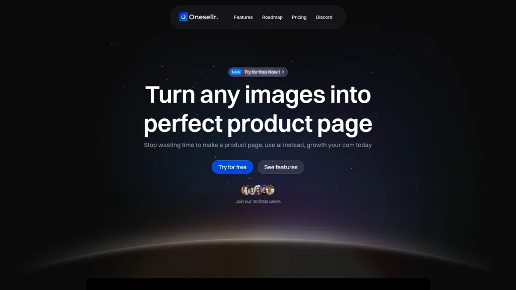 Onesellr website