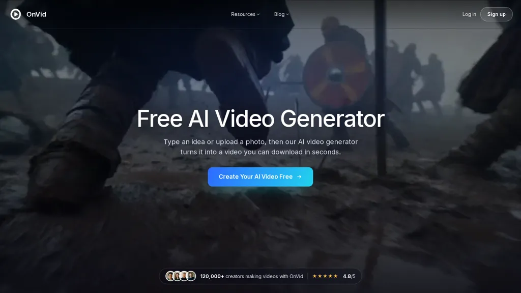 Onvid AI screenshot