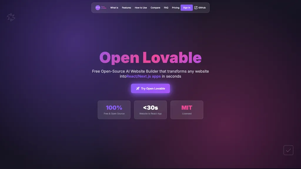 Open lovable alternatives and competitors
