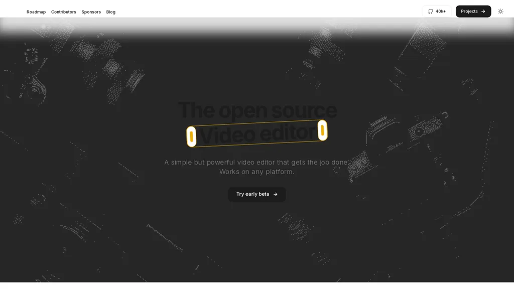 OpenCut AI tool screenshot